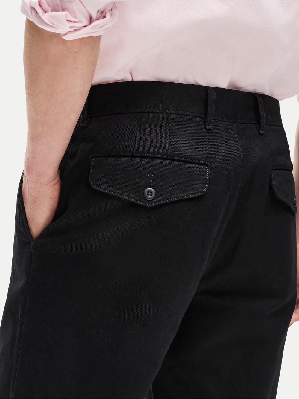 J. CREW Classic chino pant in Black Size 33/32 NWT $98 BE611 - Picture 4 of 6